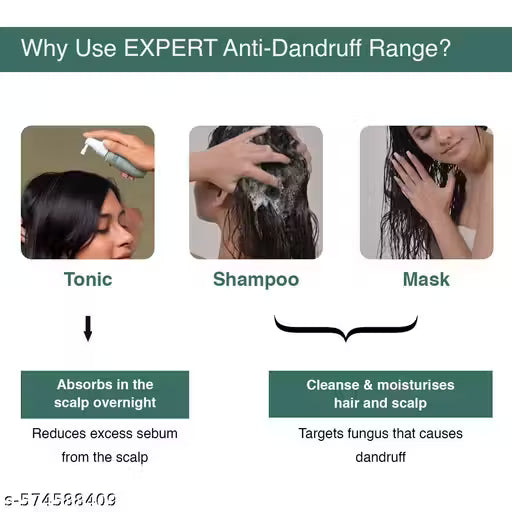 BARE ANATOMY Anti-Dandruff Shampoo - Strengthens Hair with Salicylic Acid & Biotin (250 ml)